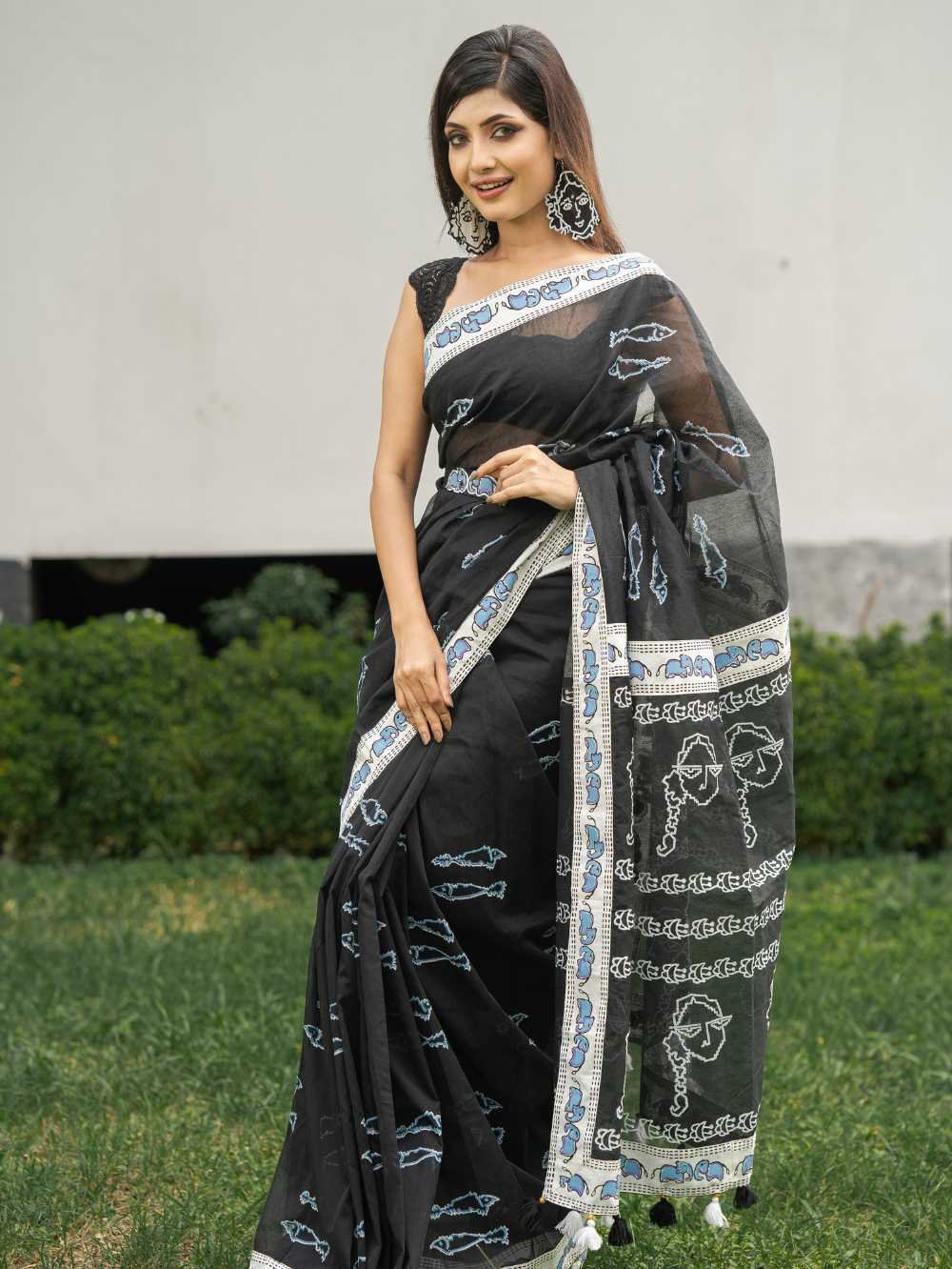 Mache Bhaate Bangali Saree - Image 4