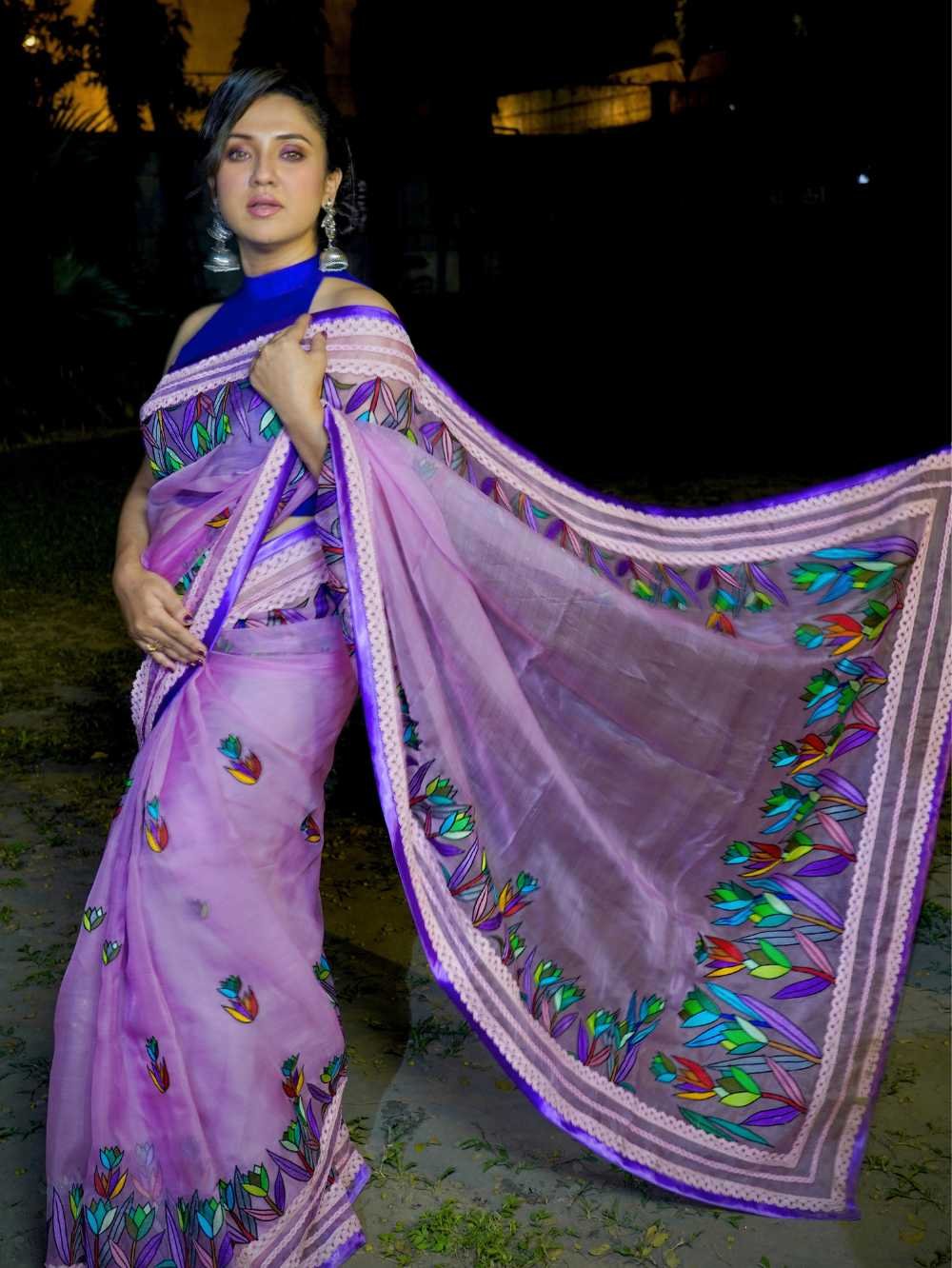 Shapla Muslin Saree - Image 2