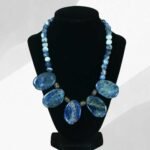 Blue Precious Stone Necklace