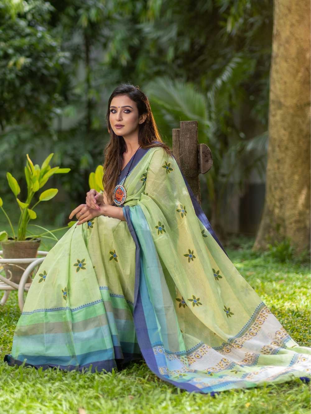 Flower Blossom Light Green - Image 2