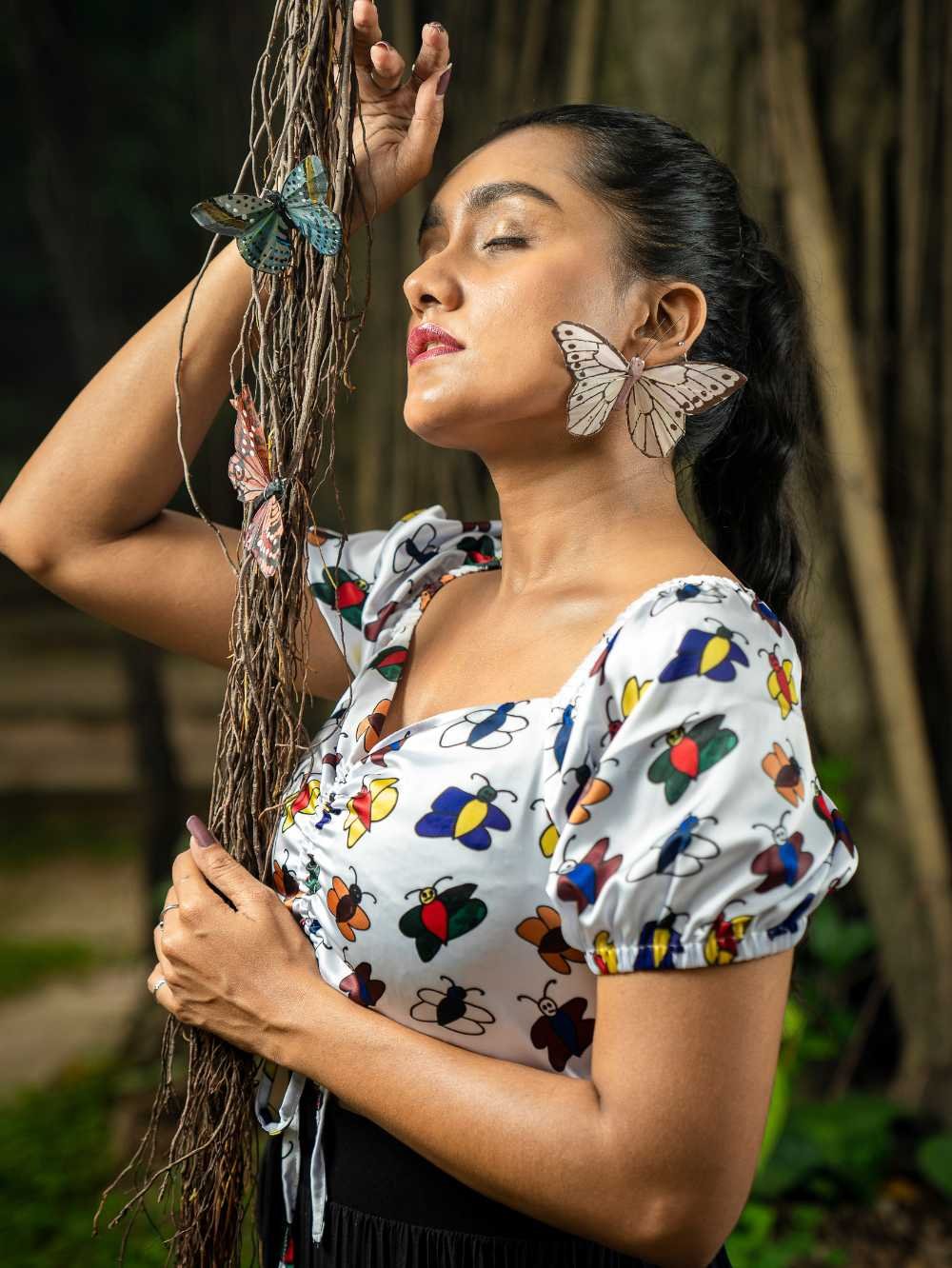 Butterfly Dreams Crop Top-2