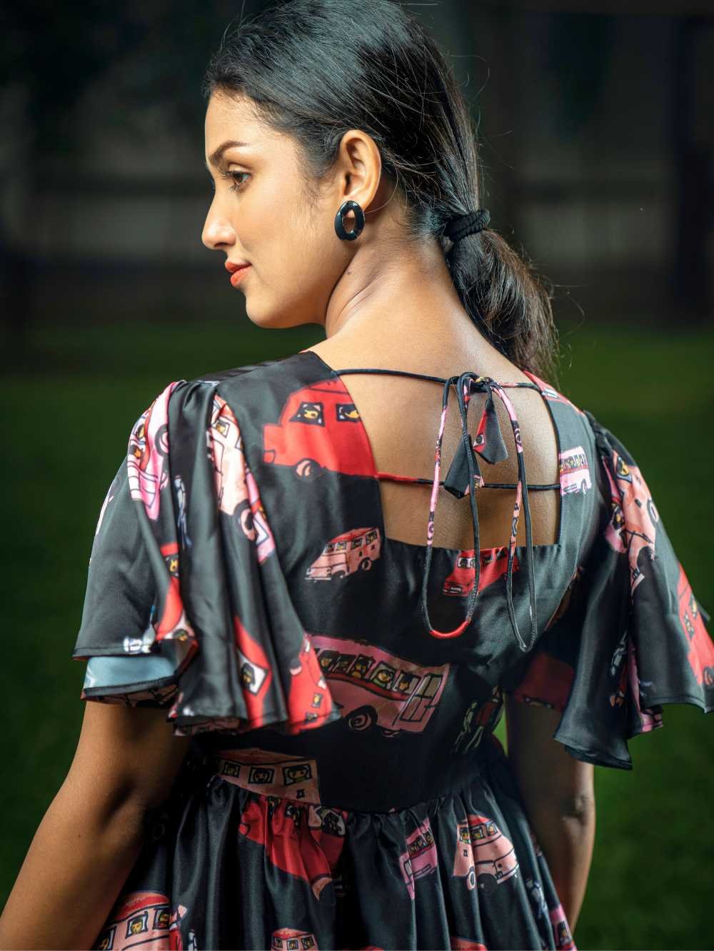 Cityscape Long Dress - Image 3