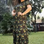 Jui Black Long Dress