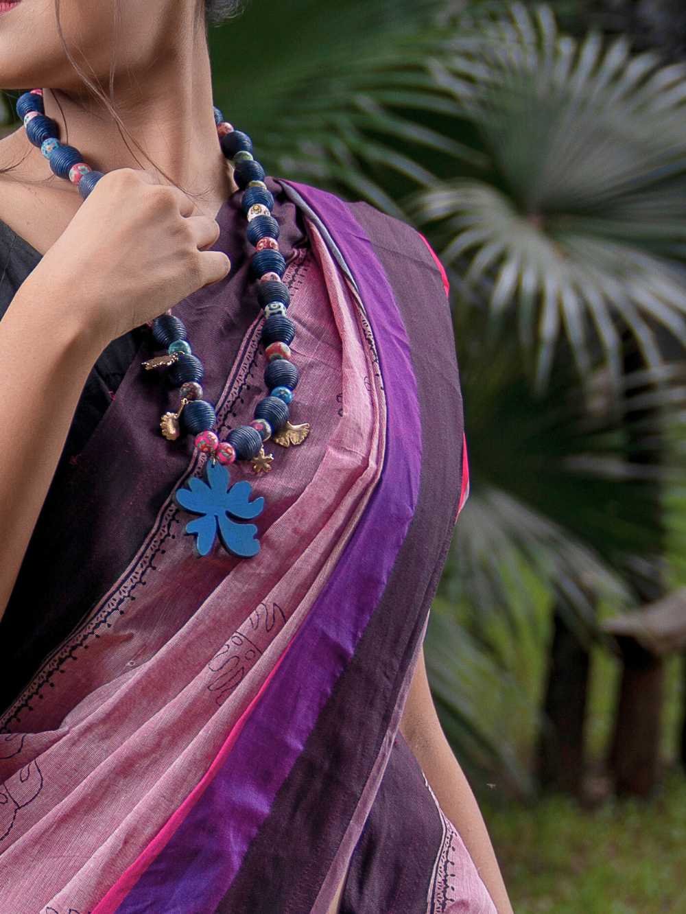 Floral Semi-Precious Necklace - Image 2