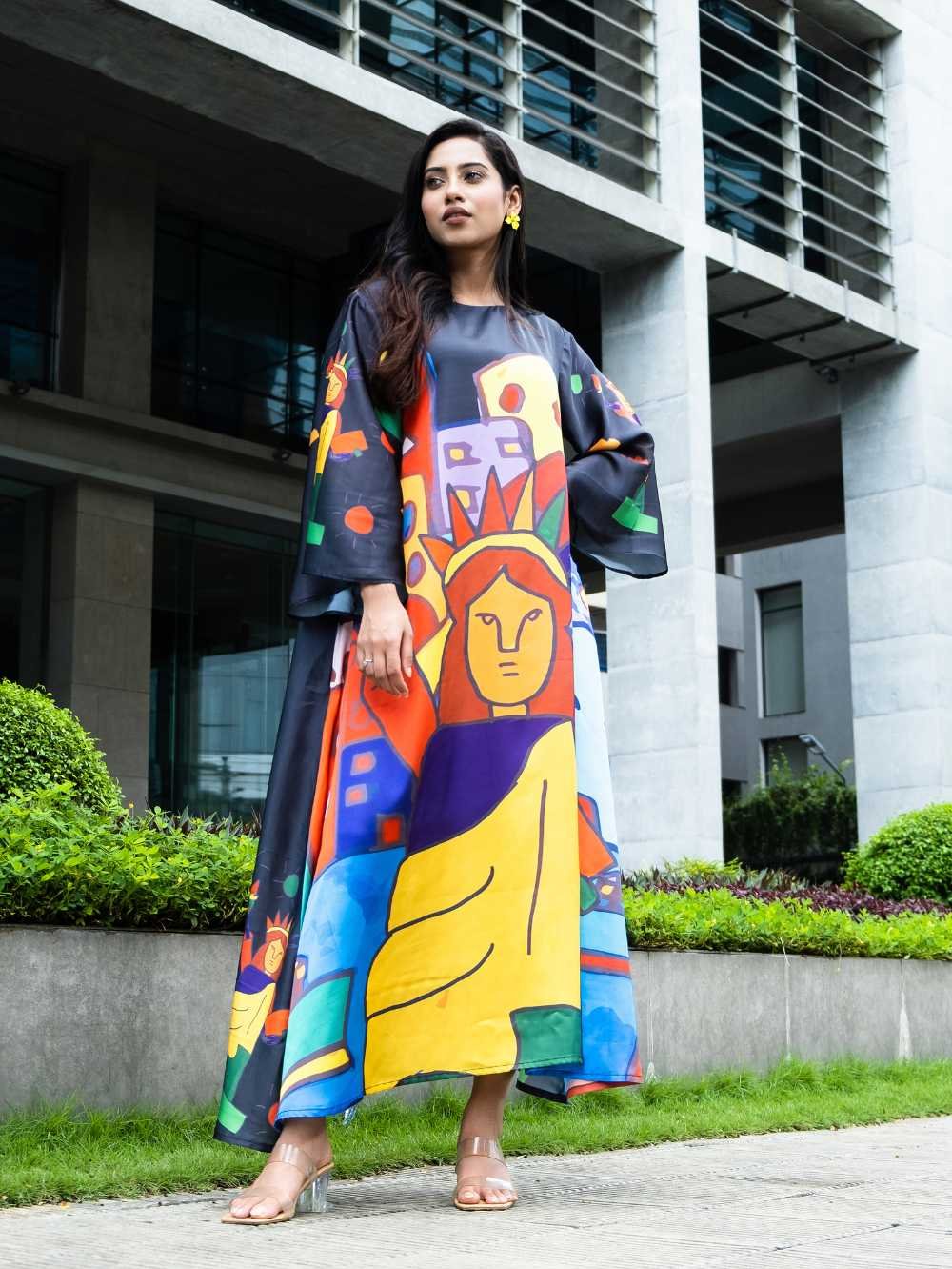 Staue of Liberty Long Dress