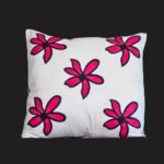 Flower blossom pink pillow cover