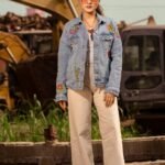 Petal Perfection Denim Jacket