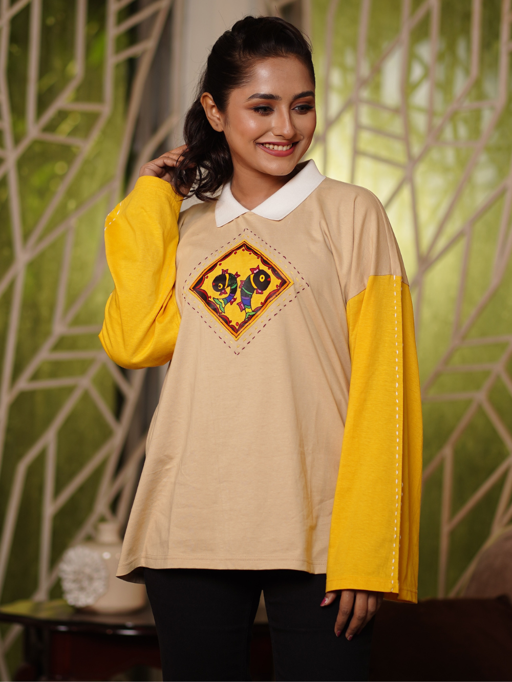Holudia Pakhi Short Tops - Image 2