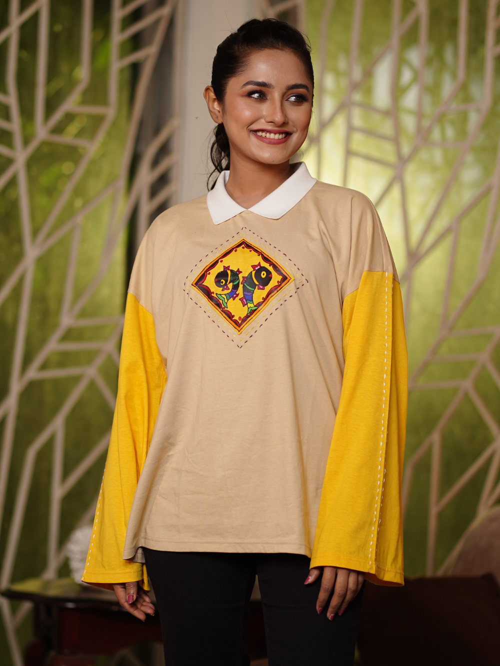 Holudia Pakhi Short Tops