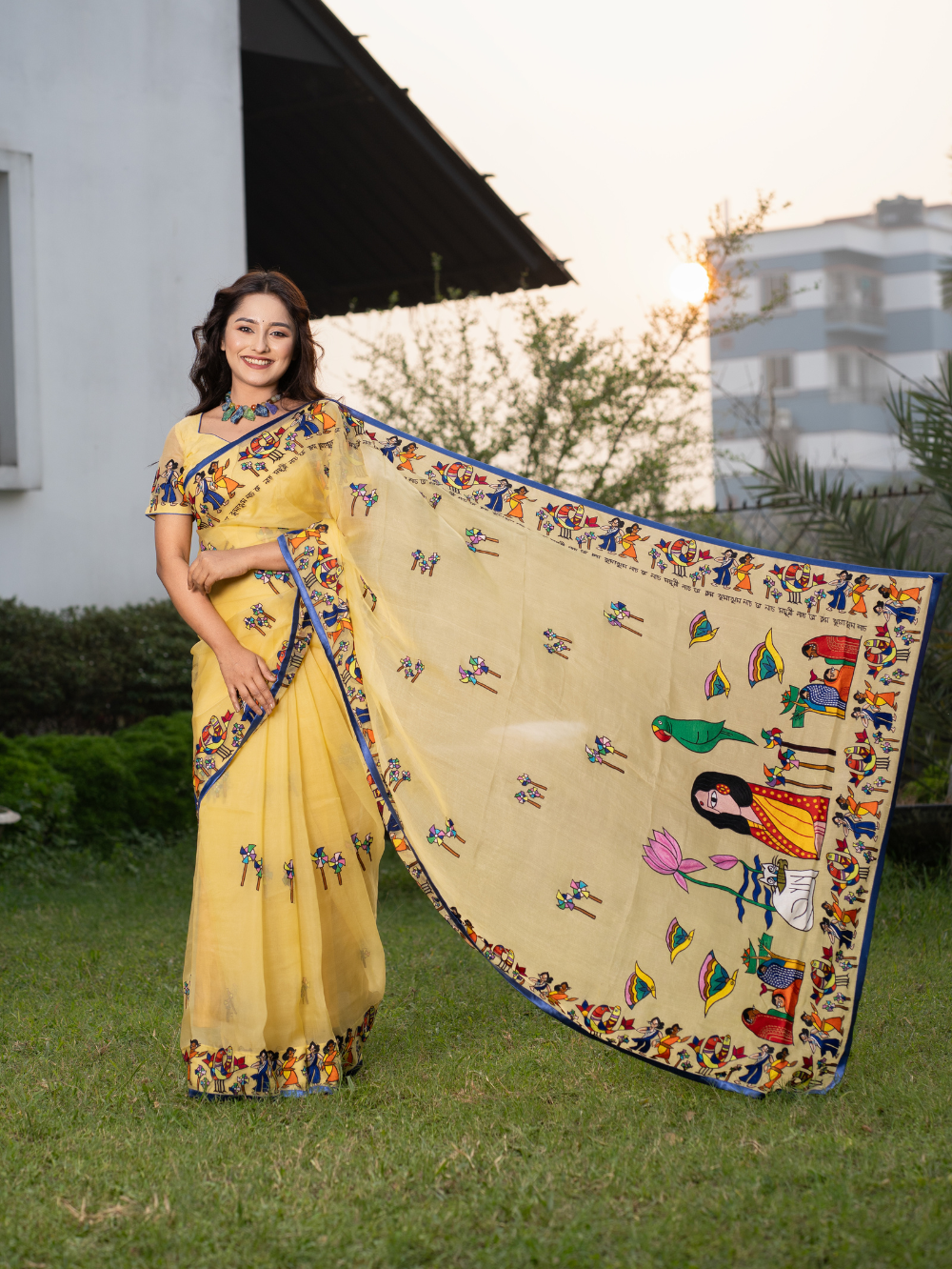 Mayuri Muslin Saree - Image 2