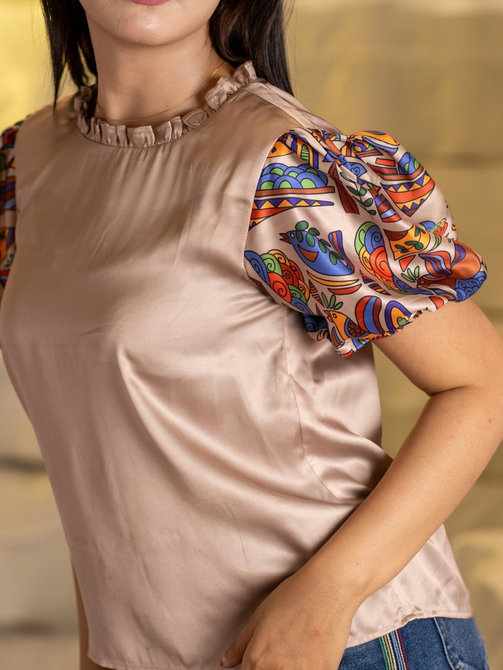 Birds of a feather Short Tops - Image 2