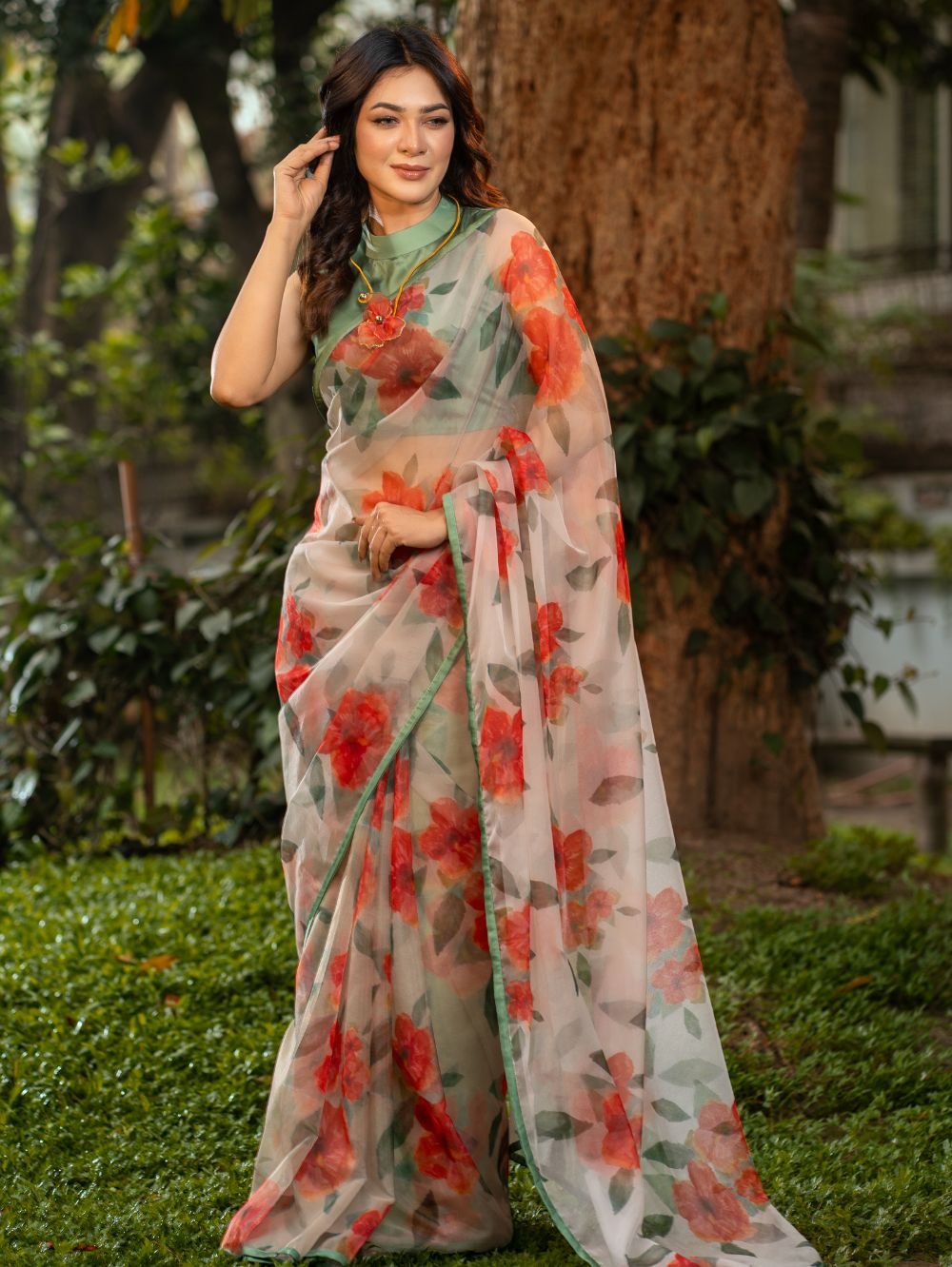 Blooming Saree