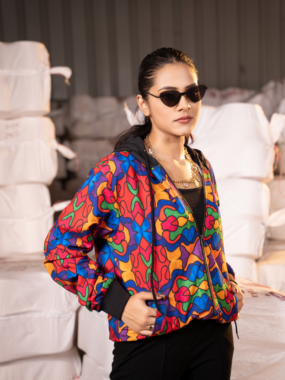 Hypewave Printed Hoodie - Image 3