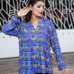 Vibrant Glitch Tops