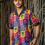 Flower Cocktail Casual Shirt
