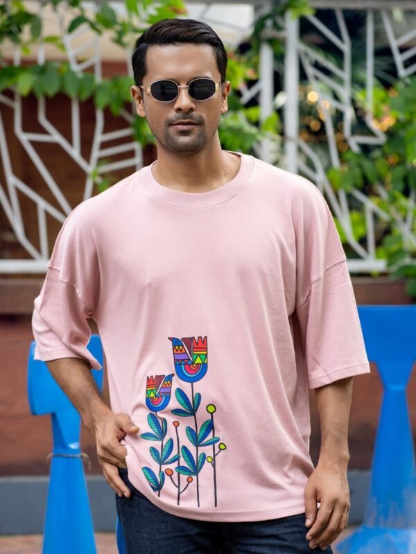 Nir Oversized Boxy Drop Shoulder T-Shirt